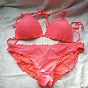 No Boundaries Pink Bikini Set